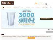 Tablet Screenshot of fountain.be