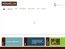 Tablet Screenshot of fountain.eu